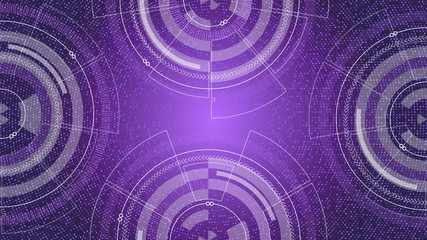 Technology background contemporary