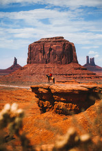 Horse Rider In Monument Valley