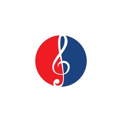 Canvas Print - Music note icon