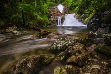  Pi-tu-gro waterfall, Beautiful waterfall in Tak  province, ThaiLand.