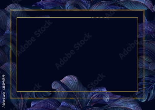 background, Tropical leaves background