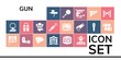 © Anna - gun icon set