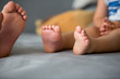 © Tomsickova - Children feet, sting by a bee