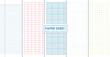 © Pattern Paper Print - Paper sheets Lined and dots collection.