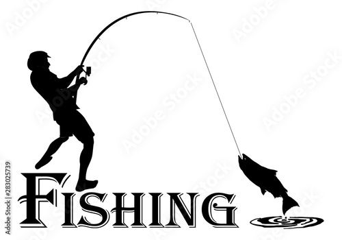 Dekoracja na wymiar  wedkarstwo-rybak-clipart-czarny-wedkarstwo-na-bialym-tle-vector