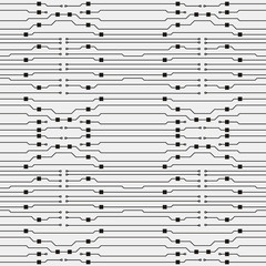 Aufkleber - Circuit board illustration. Abstract circuit board background. Vector