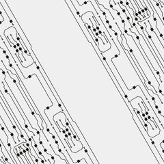 Poster - Circuit board illustration. Abstract circuit board background. Vector
