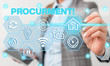 © Artur - Word writing text Procurment. Business photo showcasing action of acquiring military equipment and supplies Female human wear formal work suit presenting presentation use smart device
