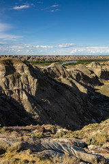 The Badlands of Albert in Canada