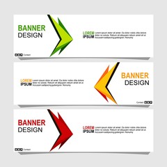 Wall Mural - Vector abstract design banner web template.