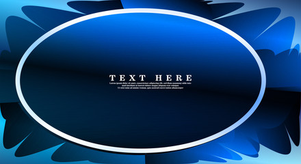 Oval vector frames are ready for your design background