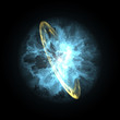 supernova explosion in space