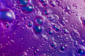 Poster - Liquid art gel violet background