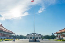 View Of Taiwan National Concert Hall Buildings And Chiang Kai Shek Memorial Hall Square