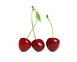 © New Africa - Delicious ripe sweet cherries on white background