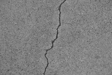  Crack on a concrete surface in Los Angeles for interior design.