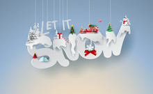 Scenery Merry Christmas And New Year On Holidays Background With