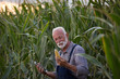 © Budimir Jevtic - Farmer with corn cob and tablet