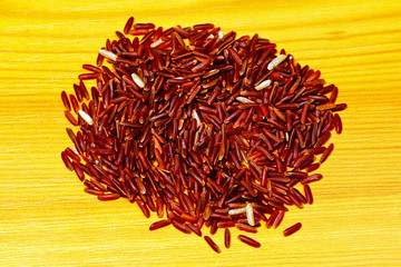 Red rice bunch