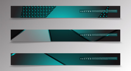 Wall Mural - vector banners with light blue backgrounds suitable for advertising and so on. technology design. ep
