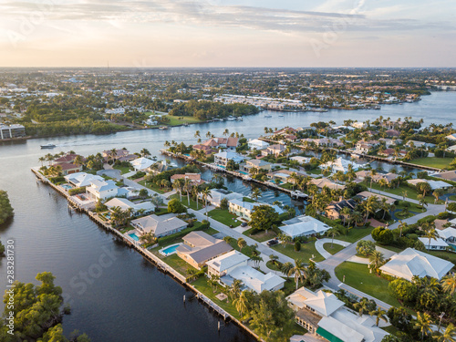 Fotografía Flight over the Atlantic Coast of South Florida