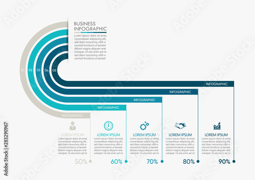 Business data visualization Poster Mural XXL
