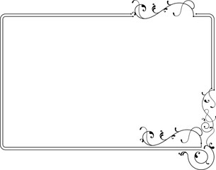 Naklejka na meble Frame Border Decorative Design