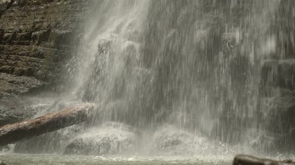 Wall Mural - Waterfall. Waterfall in the Carpathian Mountains, Manyava village Ukraine