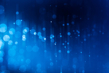 Abstract Blue bokeh background