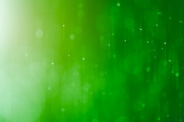 Wall Mural - abstract green bokeh background