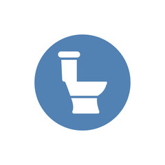 Wall Mural - toilet icon illustration isolated vector sign symbol