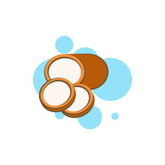 Poster - Cheese, smoked icon. Element of color cheese icon