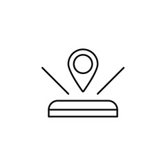 Aufkleber - Augmented reality, location, hologram icon. Element of augmented reality icon