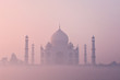 Foggy Taj Mahal