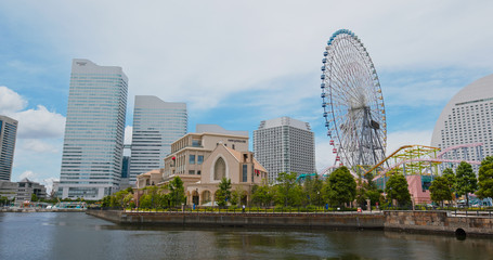 Sticker - Yokohama city harbor