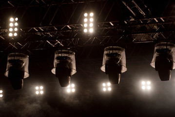 Canvas Print - Stage lights