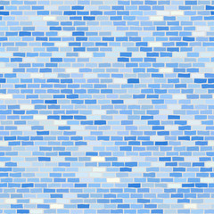 Poster - Seamless brick wall. Vector graphic illustration pattern.