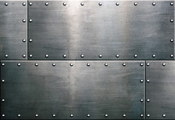 grunge metal background, steel plate texture