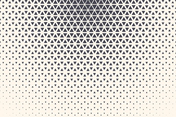 Wall Mural - Triangular Particles Vector Abstract Geometric Technology Extreme Sports Pattern Isolated on Light Background. Halftone Triangles Retro Simple Backdrop. Minimal 80s Style Dynamic Tech Wallpaper