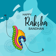 Wall Mural - Happy Raksha Bandhan.