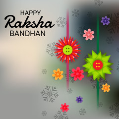 Wall Mural - Happy Raksha Bandhan.