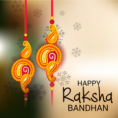 Wall Mural - Happy Raksha Bandhan.