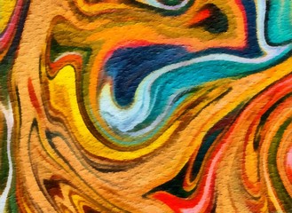  Marbled waves background artwork painting in oil. Beauty colors texture and wallpaper with artistic elements