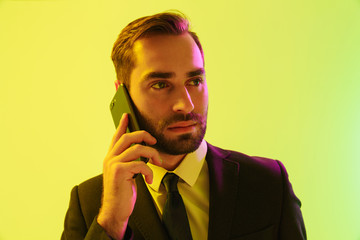 Poster - Handsome young businessman wearing formal suit