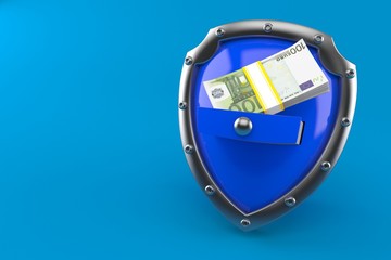 Sticker - Shield with money