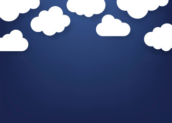 Canvas Print - cloud icon drawing element. cloud background. cloud icon. vector background. clouds vector collectio