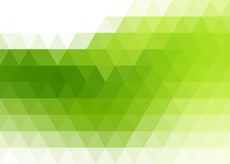 Abstract green geometric background