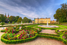 Beautiful Gardens Of The Branicki Palace In Bialystok, Poland