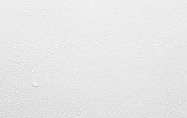 water drop on white surface as background