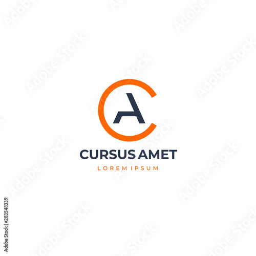 Ca Or Ac Monogram Of Two Letters C A Luxury Simple Minimal And Elegant Ca Logo Design Vector Illustration Template Buy This Stock Vector And Explore Similar Vectors At Adobe Stock